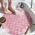 Antimicrobial PVC Non-Slip Shower Mat (Round)