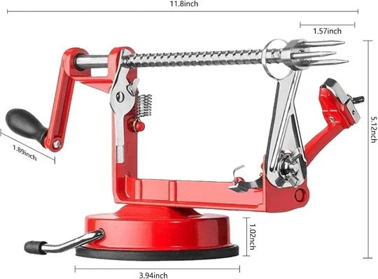 Apple Peeler Corer & Slicer Hand-Crank Suction Base