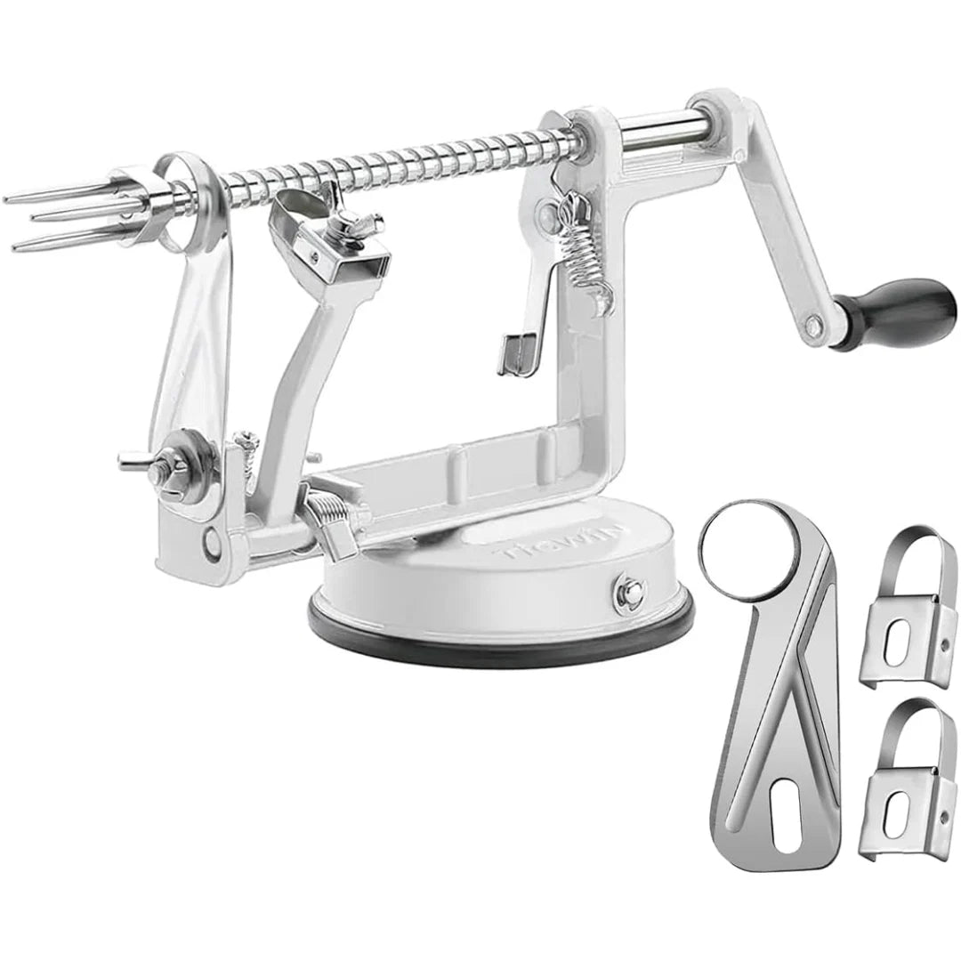 Apple Peeler Corer & Slicer Stainless Steel Blade Suction Cup