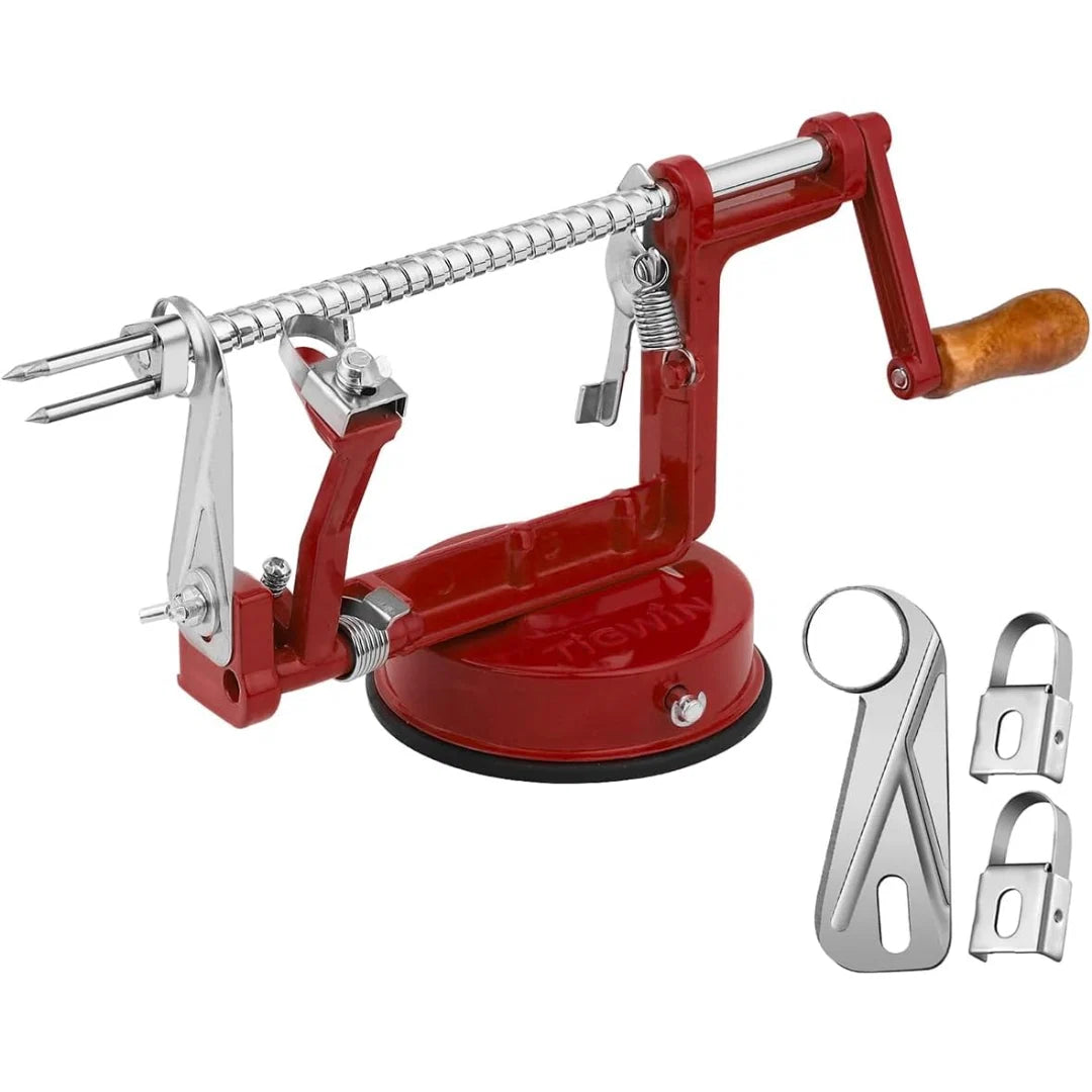 Apple Peeler Corer & Slicer Stainless Steel Blade Suction Cup