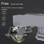 Appliance Stand Adjustable Height & Width Lockable Double Wheels
