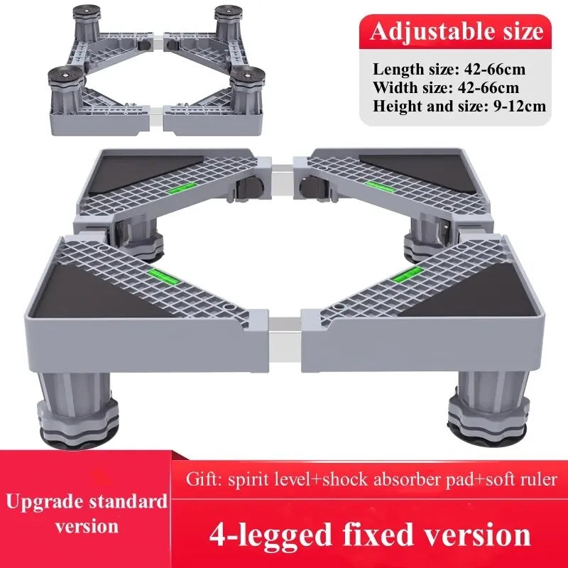 Appliance Stand Adjustable Height & Width Lockable Double Wheels