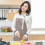Apron Waterproof Oil-Resistant Large Pocket & Dual-Sided Towel