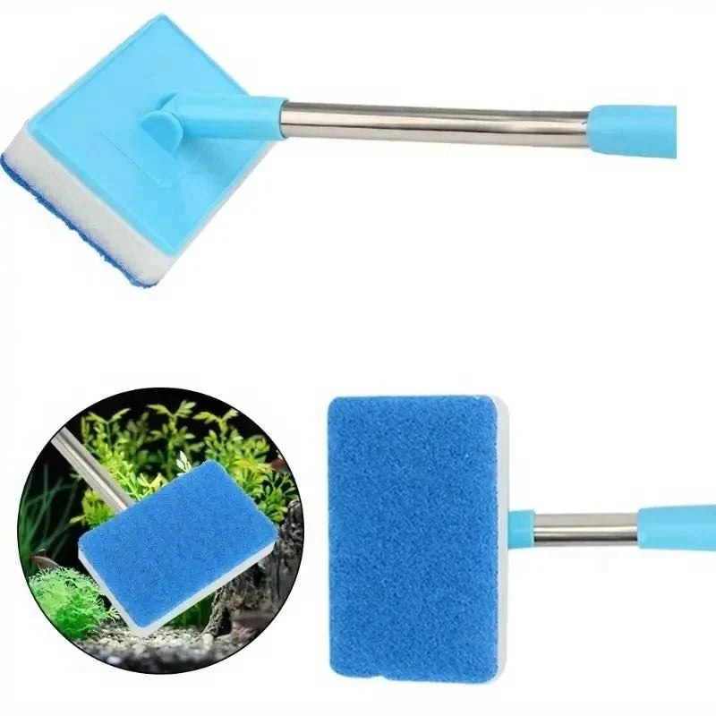 Aquarium Cleaner Telescoping 22-37 Inch Rotating Head
