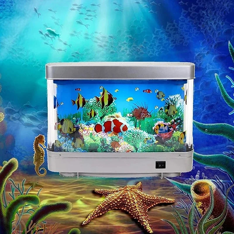 Aquarium Lamp Animated Fish LED Maintenance Free
