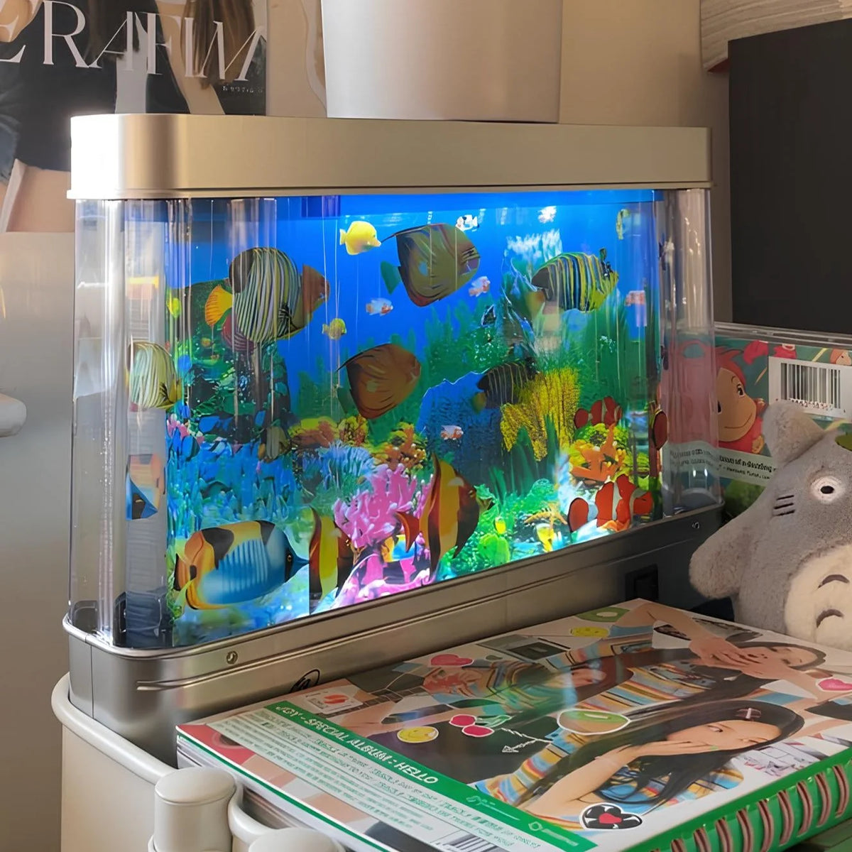 Aquarium Lamp Animated Fish LED Maintenance Free