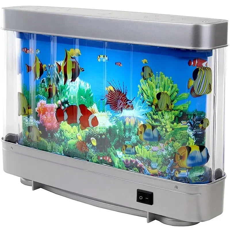 Aquarium Lamp Animated Fish LED Maintenance Free