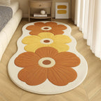 Area Rug Floral High-Density Plush & Non-Slip Backing