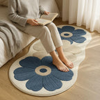 Area Rug Floral High-Density Plush & Non-Slip Backing