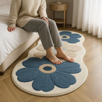 Area Rug Floral High-Density Plush & Non-Slip Backing