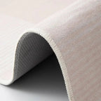 Area Rug Irregular Contour Plush Polyester Non-Slip Backing