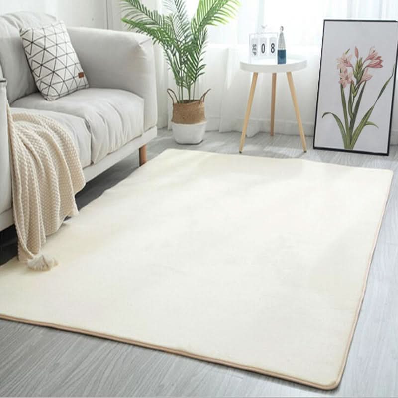 Area Rug Polyester Soft Fleece & Non-Slip