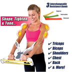 Arm & Shoulder Trainer 3 Resistance Bands Compact Portable