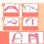 Arm Sleeves Compression Posture Support Seamless Fabric