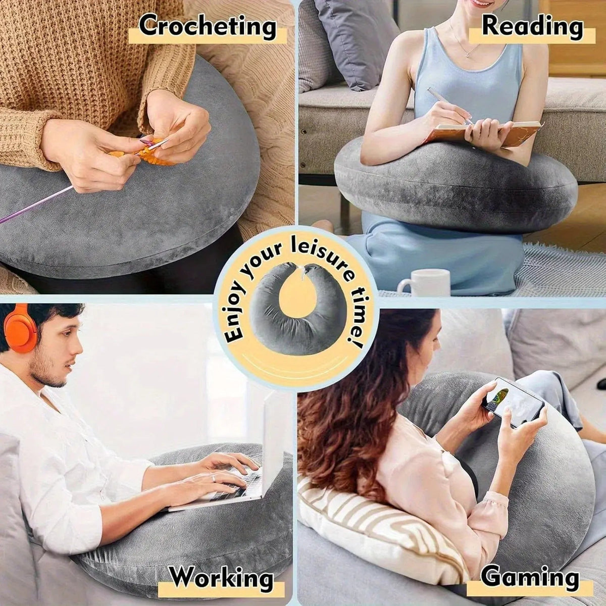 Arm Support Pillow U-Shape Soft & Breathable