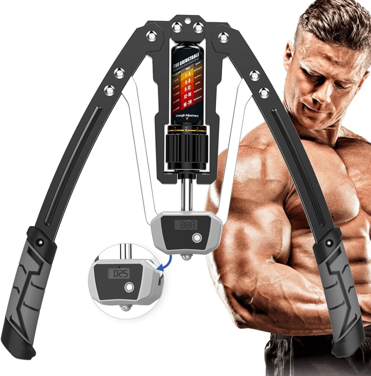 Arm Trainer Hydraulic Adjustable 22–441 Lbs