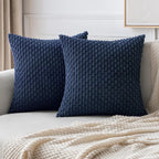 Armchair Cushion Ribbed Corduroy Velvet Lumbar Support
