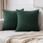 Armchair Cushion Ribbed Corduroy Velvet Lumbar Support