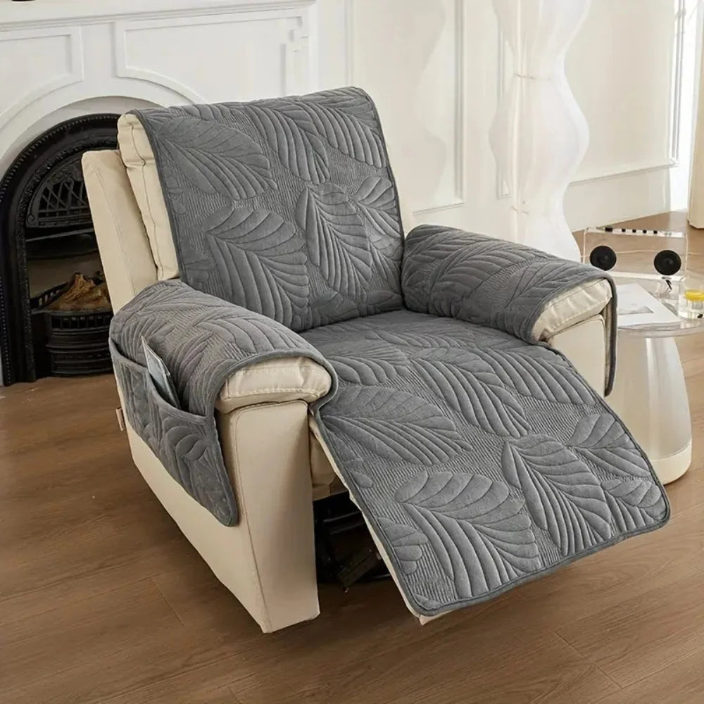 Armchair & Recliner Slipcover Microfiber Non-Slip Backing