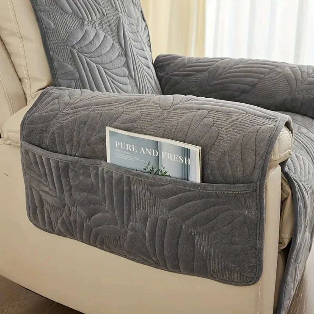 Armchair & Recliner Slipcover Microfiber Non-Slip Backing