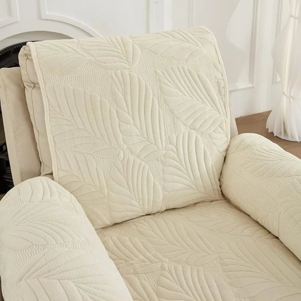 Armchair & Recliner Slipcover Microfiber Non-Slip Backing