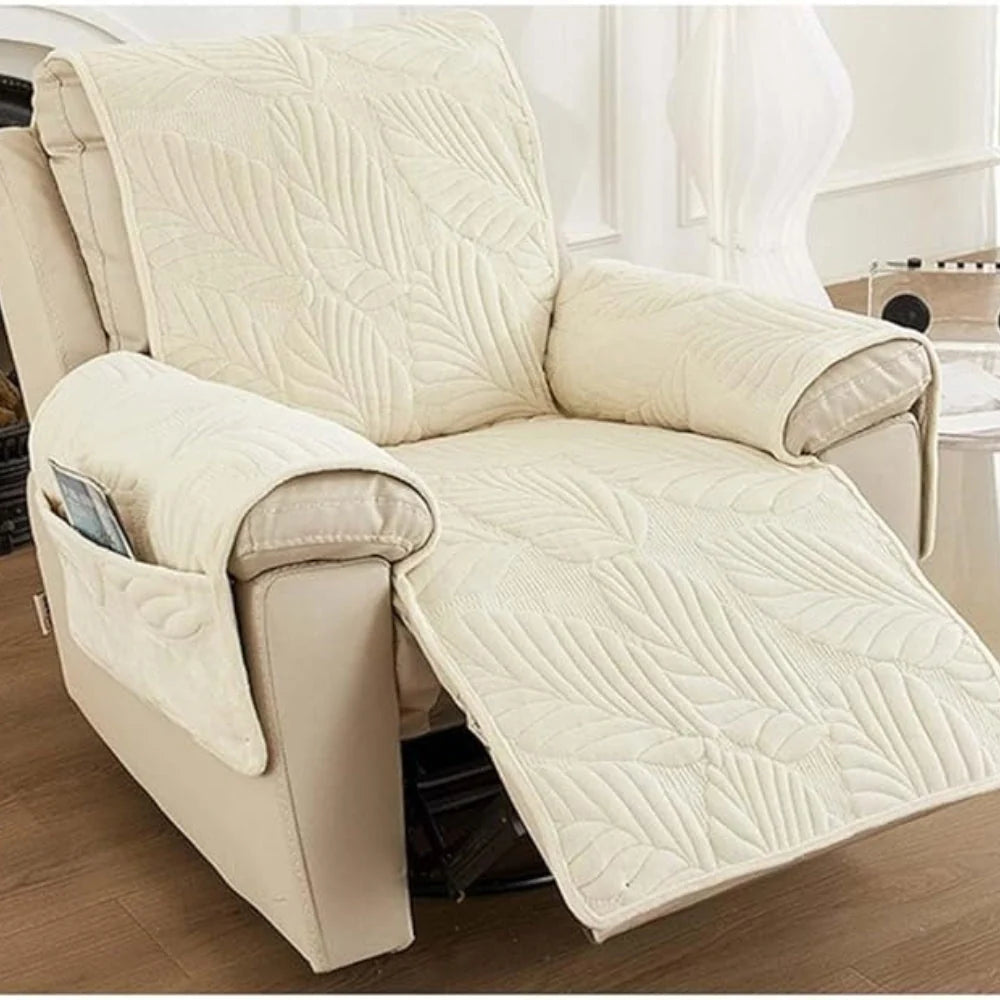 Armchair & Recliner Slipcover Microfiber Non-Slip Backing