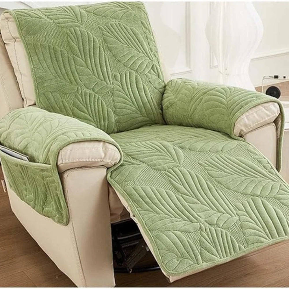 Armchair & Recliner Slipcover Microfiber Non-Slip Backing
