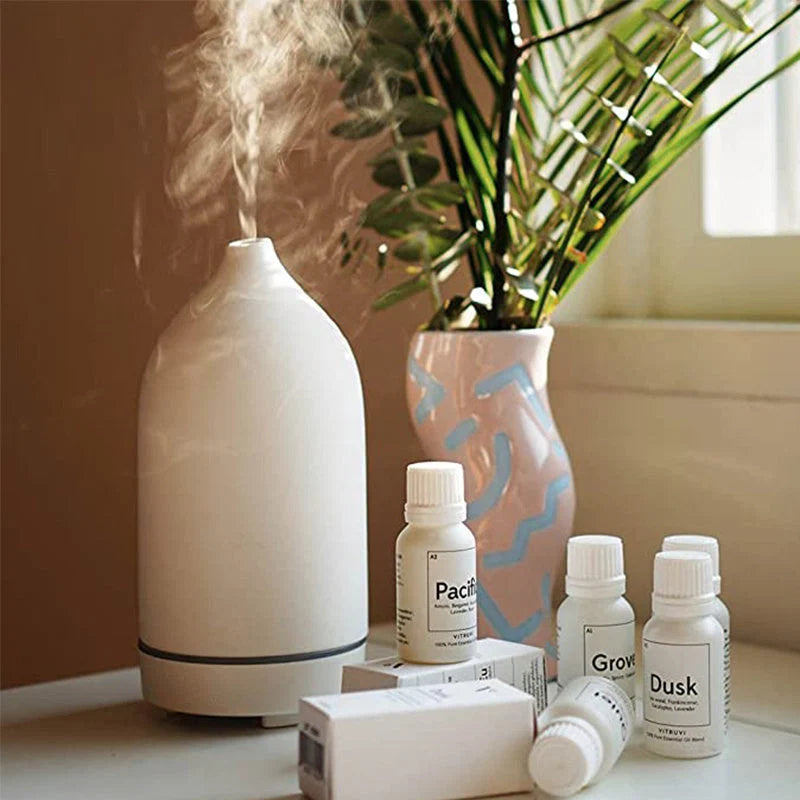Aroma Diffuser Ceramic Ultrasonic Timer