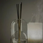 Aroma Diffuser Glass & Wood 8 Reed Sticks