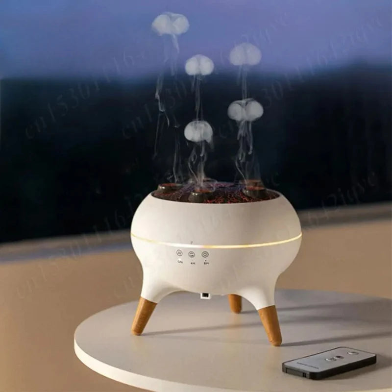 Aroma Diffuser Jellyfish Mood Light 250ml Remote & Auto Shutoff