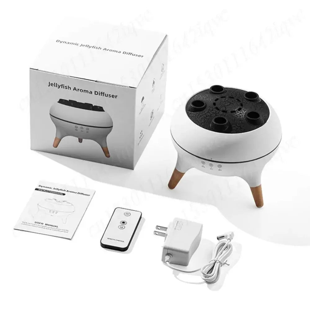 Aroma Diffuser Jellyfish Mood Light 250ml Remote & Auto Shutoff