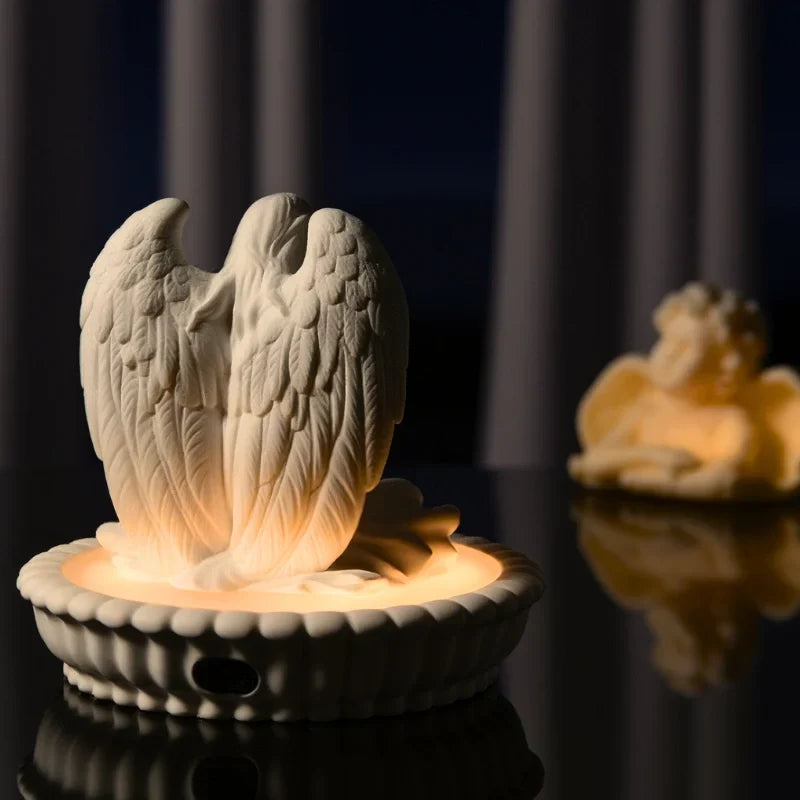 Aroma Light Diffuser Natural Gypsum Dimmable Rechargeable