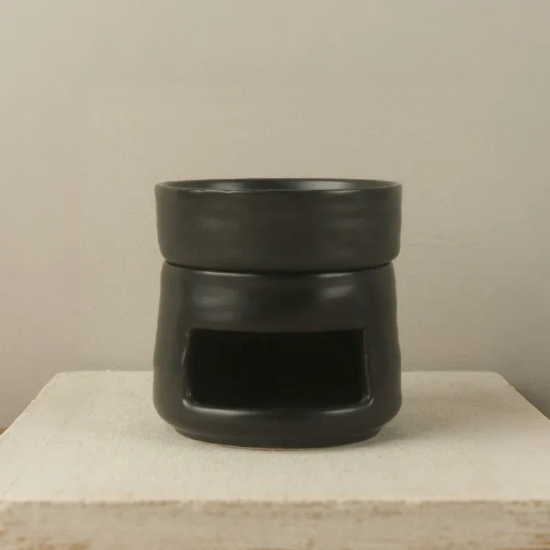 Aromatherapy Diffuser Dual Chamber Porcelain Candlelit