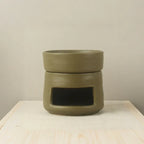 Aromatherapy Diffuser Dual Chamber Porcelain Candlelit
