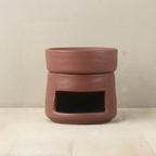 Aromatherapy Diffuser Dual Chamber Porcelain Candlelit