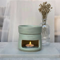 Aromatherapy Diffuser Dual Chamber Porcelain Candlelit