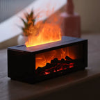Aromatherapy Diffuser Fireplace Flame LED Auto Shutoff