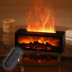 Aromatherapy Diffuser Fireplace Flame LED Auto Shutoff