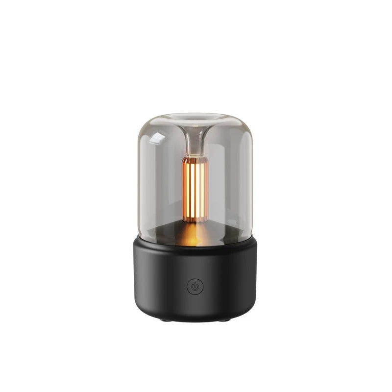 Aromatherapy Diffuser Simulated Candlelight USB-Powered & Filter-Free 120 mL