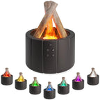 Aromatherapy Humidifier Simulated Flame Whisper-Quiet 280ml
