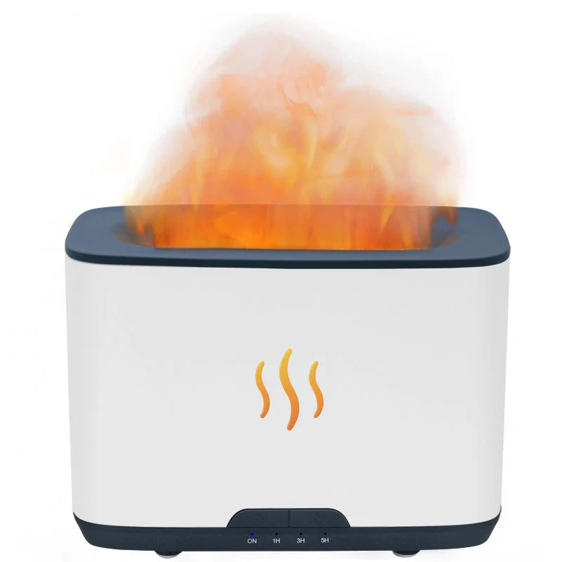 Aromatherapy Humidifier Simulated Flame Whisper-Quiet 280ml