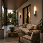 Artificial Alabaster Integrated Warm LED Flush Mount Wall Sconce
