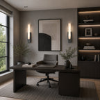 Artificial Alabaster Integrated Warm LED Flush Mount Wall Sconce