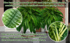 Artificial Boston Fern UV-Resistant Realistic Set of 18