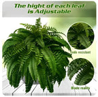 Artificial Boston Fern UV-Resistant Washable 18 Full Fronds