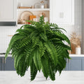 Artificial Boston Ferns UV-Resistant & Realistic Set of 18