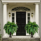 Artificial Boston Ferns UV-Resistant & Realistic Set of 18