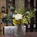 Artificial Floral Arrangement Lifelike Greenery Maintenance Free