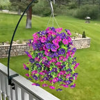 Artificial Morning Glory Vine Cascading UV-Resistant Indoor/Outdoor