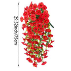 Artificial Morning Glory Vine Cascading UV-Resistant Indoor/Outdoor